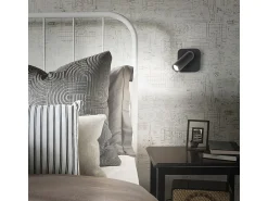 Outlet Ideal Lux Luz de lectura cuadrada decorativa LED blanca, 3000K 3.5W Blanco