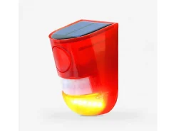 Best AHD Luz LED con sirena intermitente y sensor antirrobo de energía solar Detector Multicolor