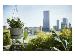 Clearance ELHO Maceta colgante 24 - Exterior Ø 23,9 x 20,3 cm - hoja Verde