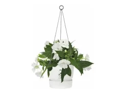 ELHO Macetero^Maceta colgante exterior Ø 24 x Alto 20 cm - Blanco