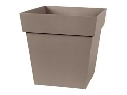 EDA Macetero^Maceta cuadrada - 32 x 32 x 32 cm - 22 L - Taupe - Topo
