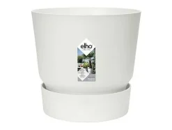 Online ELHO Maceta exterior redonda Ø 24 x Alto 23 cm - Blanco