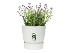 Online ELHO Maceta exterior redonda Ø 24 x Alto 23 cm - Blanco