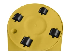 ELHO Macetero^Maceta LOFT URBAN Redonda - Plástico - Perforada - Tanque - Con Ruedas - Ø 50 - Ocre Amarillo