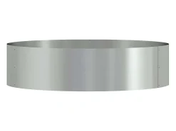 Sale Maceta para Jardín | Jardinera | Macetero 80 x 80 x 20 cm Acero galvanizado Plateado