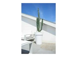 Maceta Soleilla alta - 53 cm - Blanco -