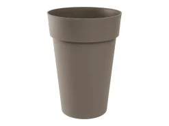Best EDA Maceta/jarrón alto Ø 46 x 65 cm - 67 L - Taupe Topo