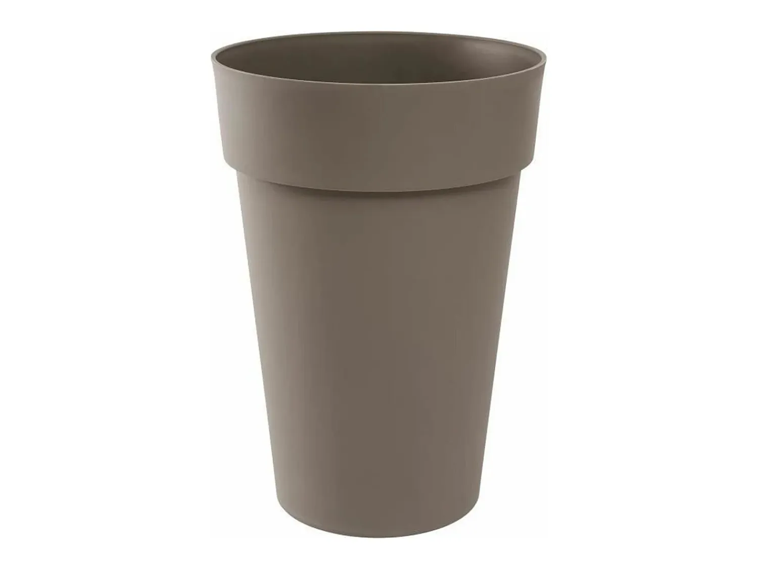 Best EDA Maceta/jarrón alto Ø 46 x 65 cm - 67 L - Taupe Topo