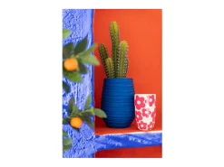 Sale J-Line Macetero de cerámica 22*19*30 cm Azul