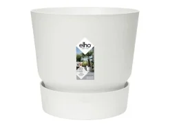 ELHO Macetero^Macetero redondo 30 - Exterior Ø 29,5 x 27,8 cm - Blanco
