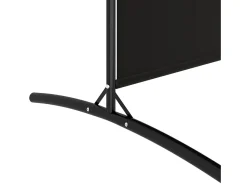 Sale Mampara divisoria de 5 paneles Tela Negra 433x180 cm Negro