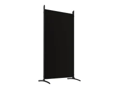 Sale Mampara divisoria de 5 paneles Tela Negra 433x180 cm Negro