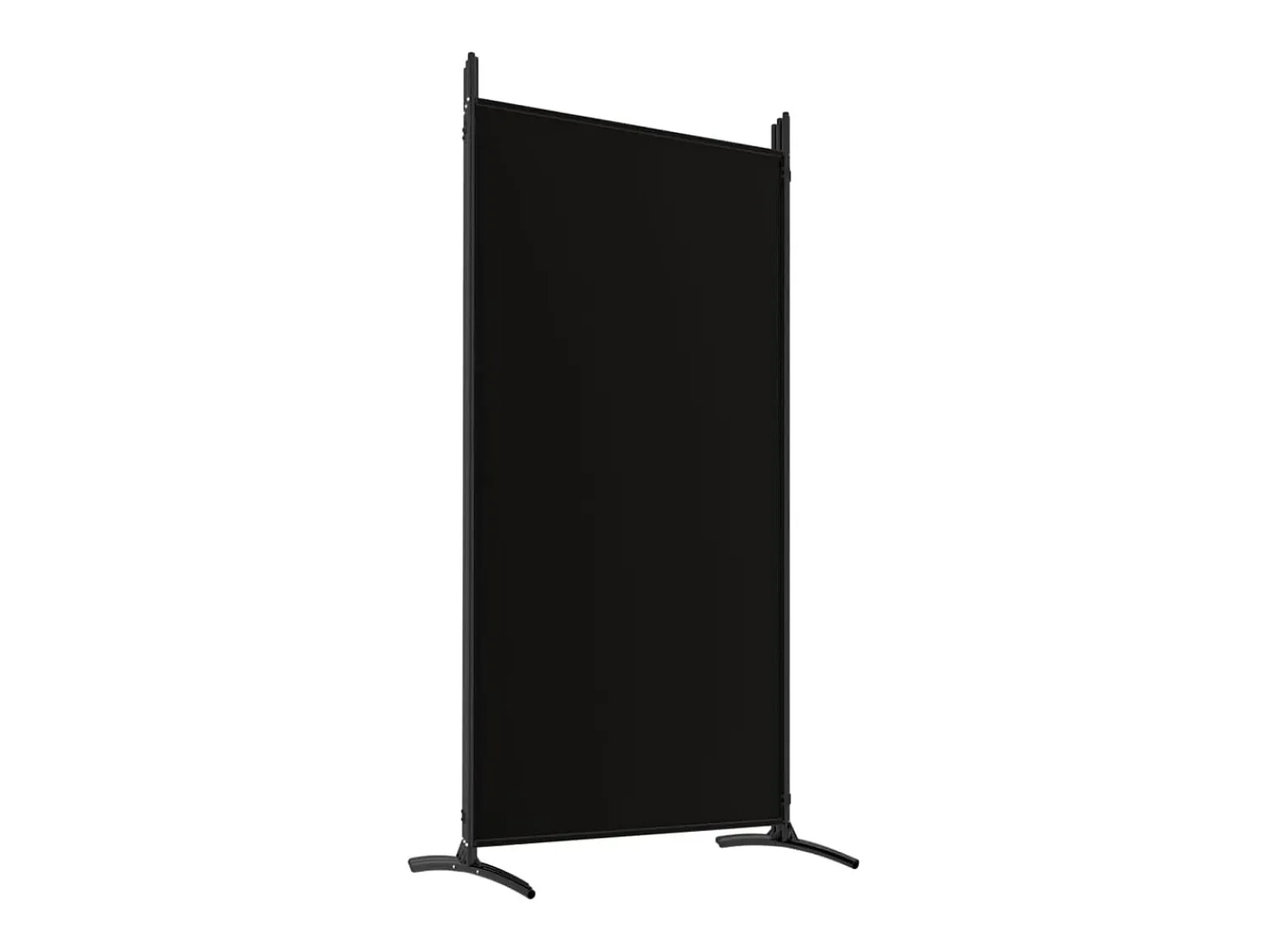 Sale Mampara divisoria de 5 paneles Tela Negra 433x180 cm Negro
