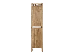 Sale Mampara divisoria de bambú de 5 paneles 200x180 cm Marru00f3n