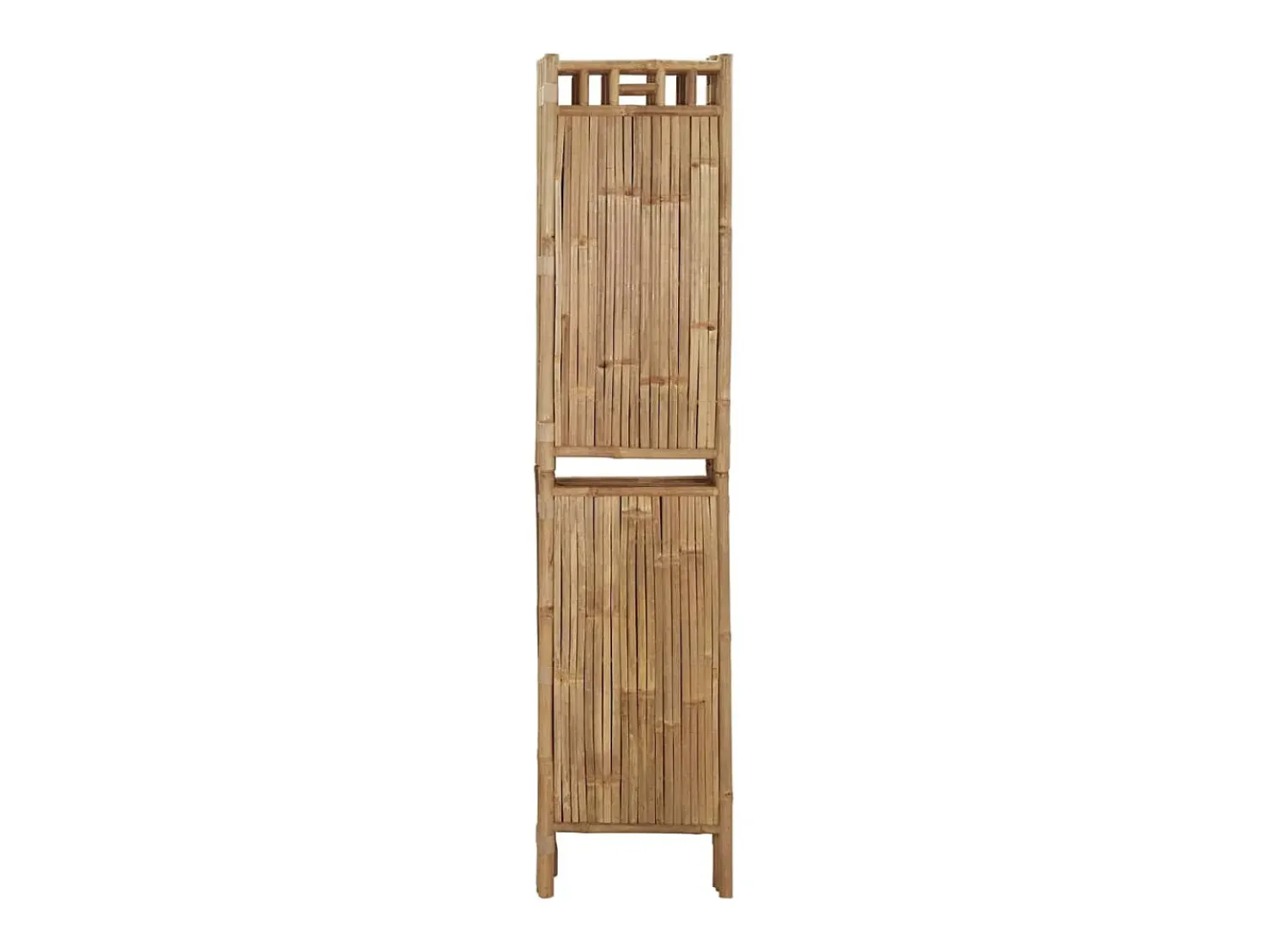 Sale Mampara divisoria de bambú de 5 paneles 200x180 cm Marru00f3n