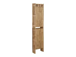 Sale Mampara divisoria de bambú de 5 paneles 200x180 cm Marru00f3n
