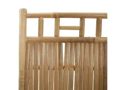 Sale Mampara divisoria de bambú de 5 paneles 200x180 cm Marru00f3n