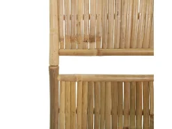 Sale Mampara divisoria de bambú de 5 paneles 200x180 cm Marru00f3n