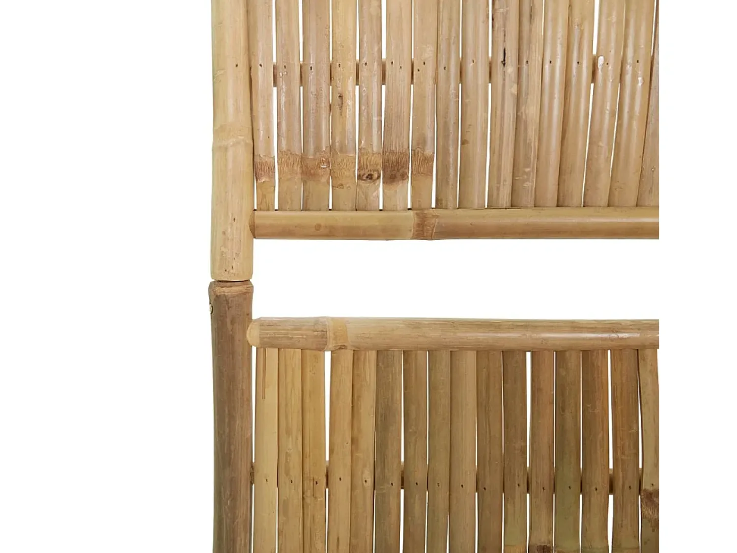 Sale Mampara divisoria de bambú de 5 paneles 200x180 cm Marru00f3n