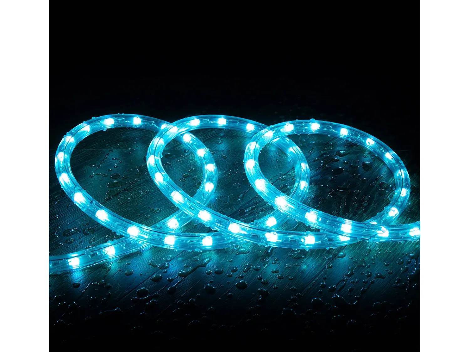 Sale Ledkia Manguera LED Redonda 220V AC 36 LED/m RGB IP65 Corte 100 cm a Medida RGB 15 m Blanco