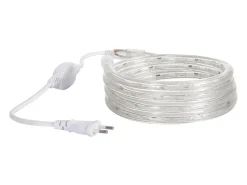 Ledkia Guirnalda Luminosa^Manguera LED Redonda 220V AC 36 LED/m Cálido IP65 a Medida Corte cada 100 cm 5 m Blanco