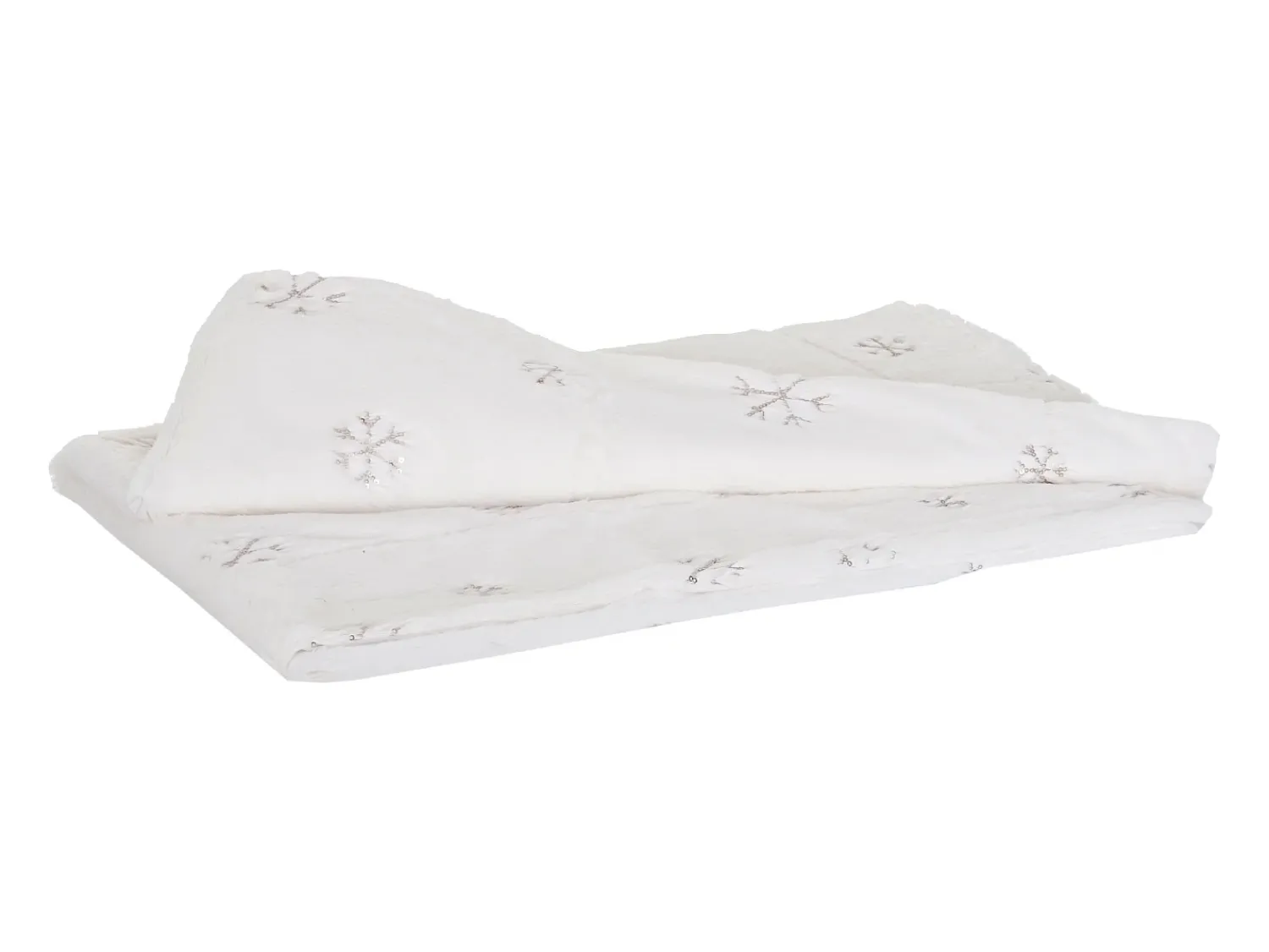 MCW Ropa De Cama^Manta + cojín decorativo nieve (2 piezas) Blanco