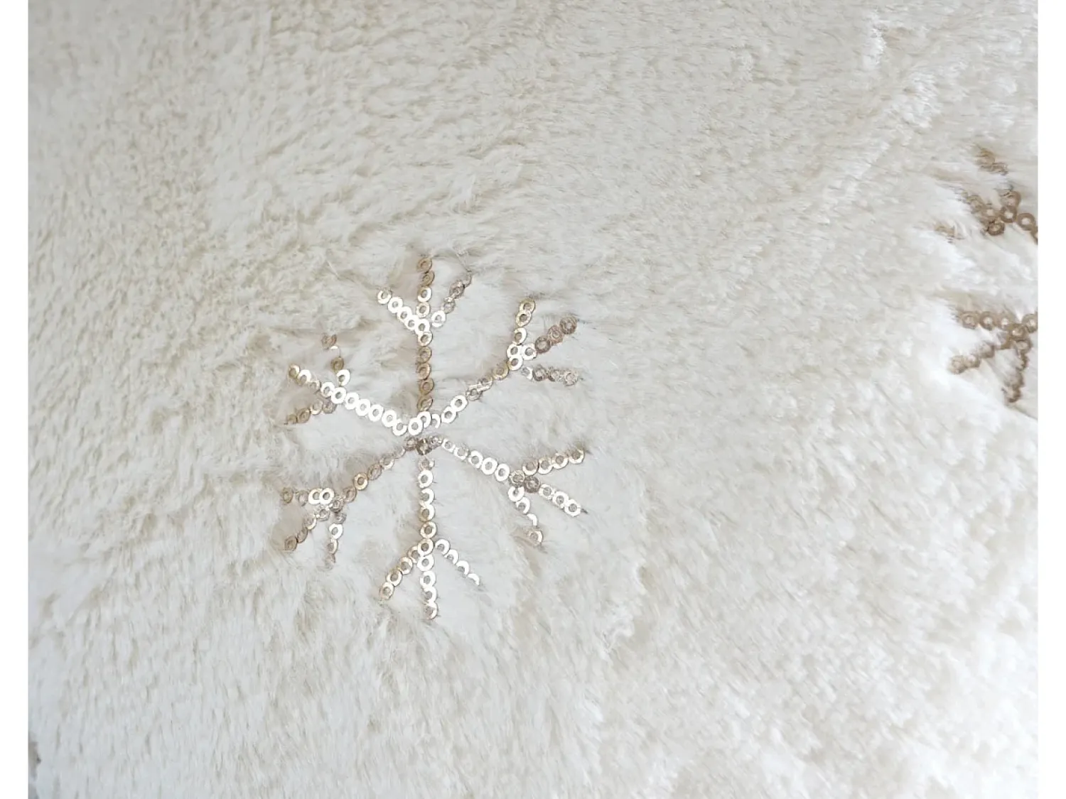 MCW Ropa De Cama^Manta + cojín decorativo nieve (2 piezas) Blanco