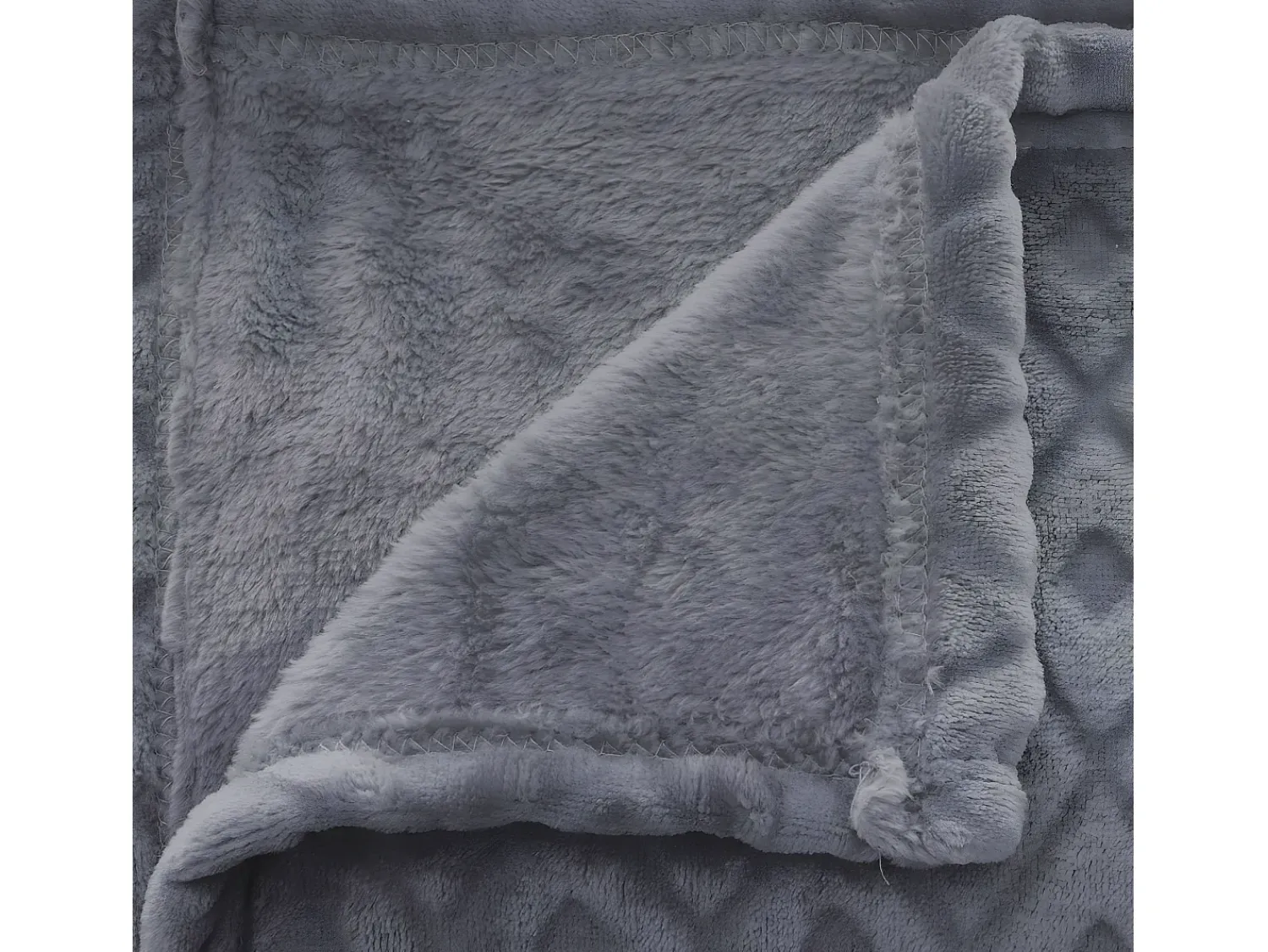 Atmosphera Ropa De Casa^Manta Plaid Winter Rhombus (230 x 180 cm) Gris