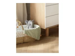Sauthon Ropa De Cama^Manta de algodón verde lima 75x100 cm Verde almendra