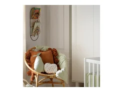 Sauthon Ropa De Cama^Manta de algodón verde lima 75x100 cm Verde almendra