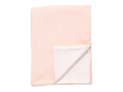 Clearance Sauthon Manta de bebé de gasa de algodón y vellón Rosa