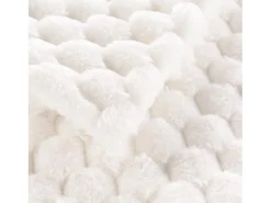 Manta de cuadros de imitación de piel/Sherpa Frosty 180x220 - Douceur d'Intérieur