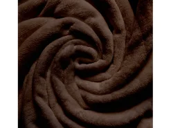 Best Soleil d'ocre Manta de franela 180x220 cm CALIN marrón, por Marru00f3n