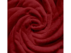 Soleil d'ocre Ropa De Cama^Manta de franela 220x240 cm CALIN , por Rojo