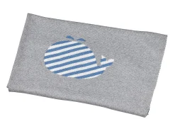 Sauthon Ropa De Cama^Manta de punto de algodón Gris