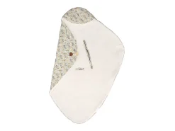 Manta nómada de algodón con capucha