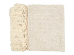 Bazar Bizar Ropa De Casa^Manta para Cama Gypsy - Natural Color natural claro