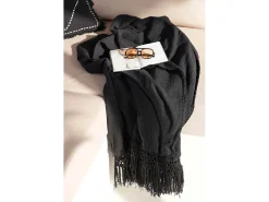 Bazar Bizar Ropa De Casa^Manta Para Cama Gypsy - Negro