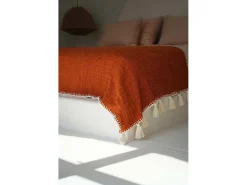 Manta para Cama Stitch - Terracota