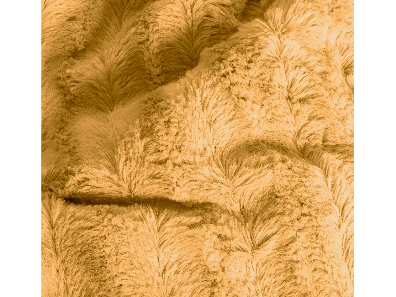 Ropa De Casa^Manta plaid bitono amarilla y blanca 130x170cm BERGIL - SACASA Amarillo
