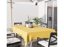 Outlet Soleil d'ocre Mantel antimanchas rectángular 160x270 cm ALIX , de Amarillo