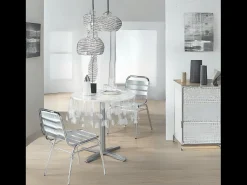 Best Douceur d'intérieur Mantel de mesa redondo de cristal impreso con hojas Transparente