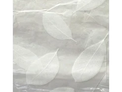 Best Douceur d'intérieur Mantel de mesa redondo de cristal impreso con hojas Transparente