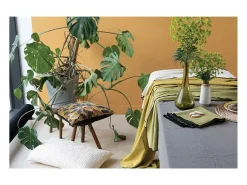 Winkler Mantelería^Mantel reciclado Grace Ámbar 140 x 140 cm Gris antracita