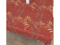 Mantel rectangular estampado antimanchas 140X240 cm FLORES, por Soleil d'Ocre