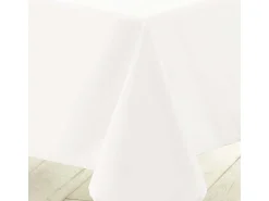 Douceur d'intérieur Mantelería^Mantel rectangular liso Essentiel Blanco