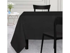 Hot Soleil d'ocre Mantel rectangular 150x250 cm VENICE , por Negro