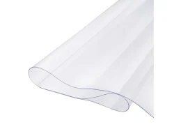 Discount Mantel SucceBuy Protector de Mesa en PVC 137 X 137 CM, Protector de Escritorio en Plástico 0.2CM de Grosor Transparente