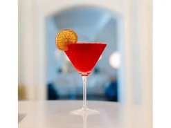 Vaso^Martini - Juego de 4 copas de 23 cl para cóctel y vino aromático, diseño elegante - Zafferano, fabricado en Italia Transparente
