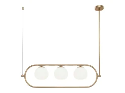 Hot Maytoni Erich Lámpara de Techo Colgante Globo Moderna 3 Luces Latón E14 Camel